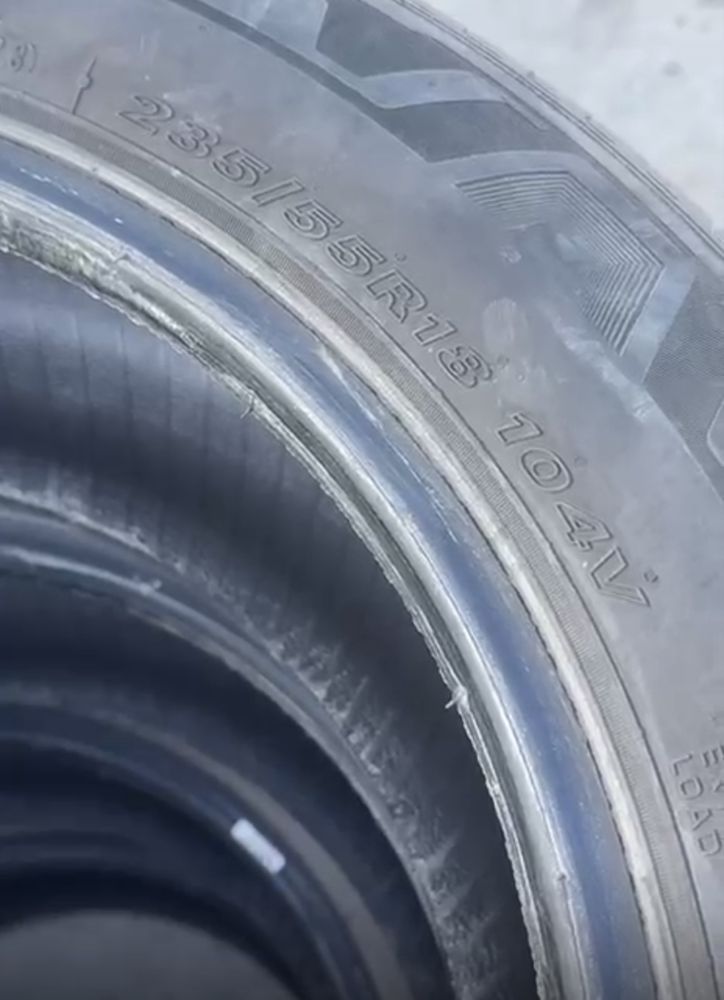 Nexen nfera Primus 235/55/18 почти новые резины