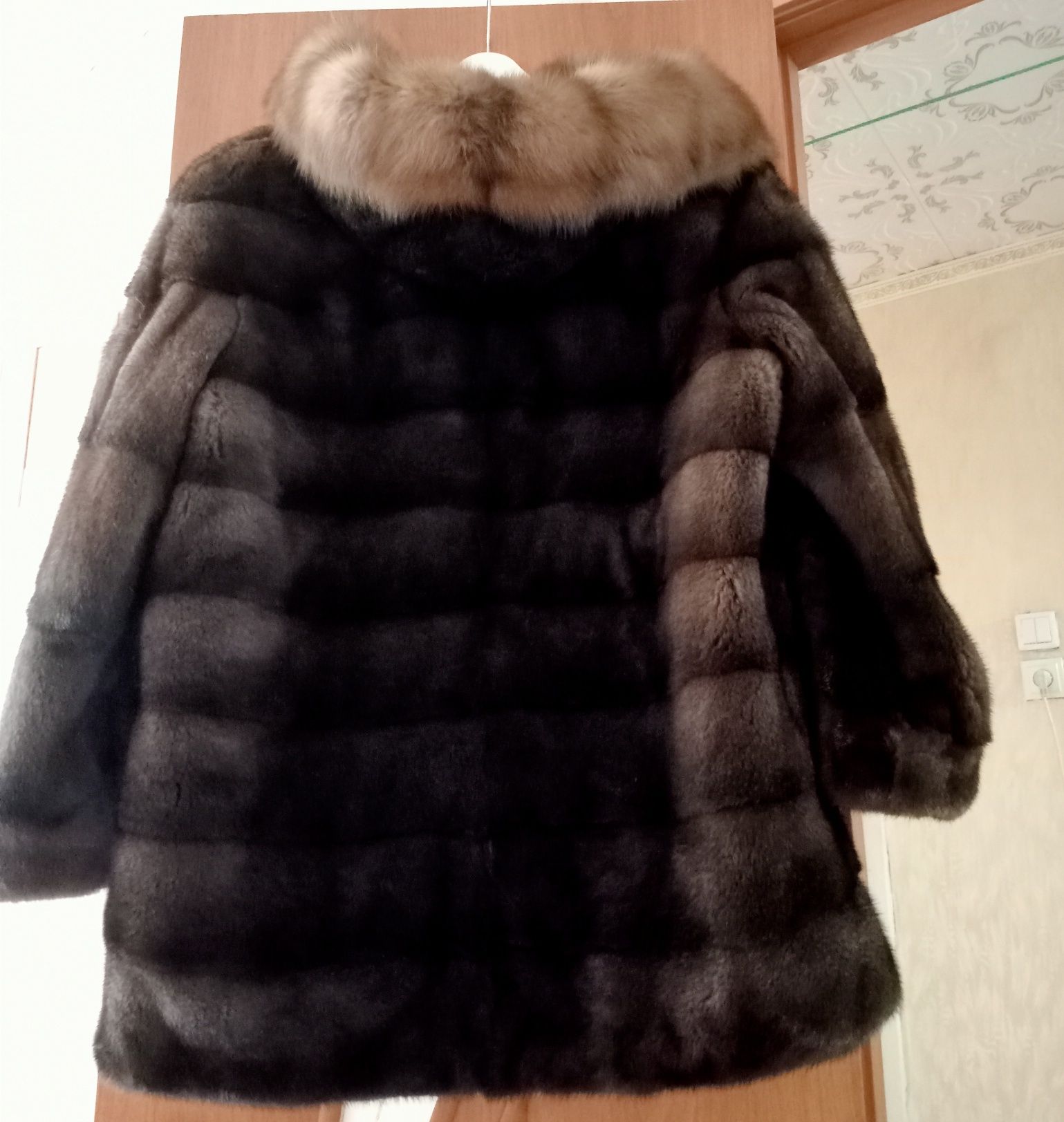 Норковый полушубок