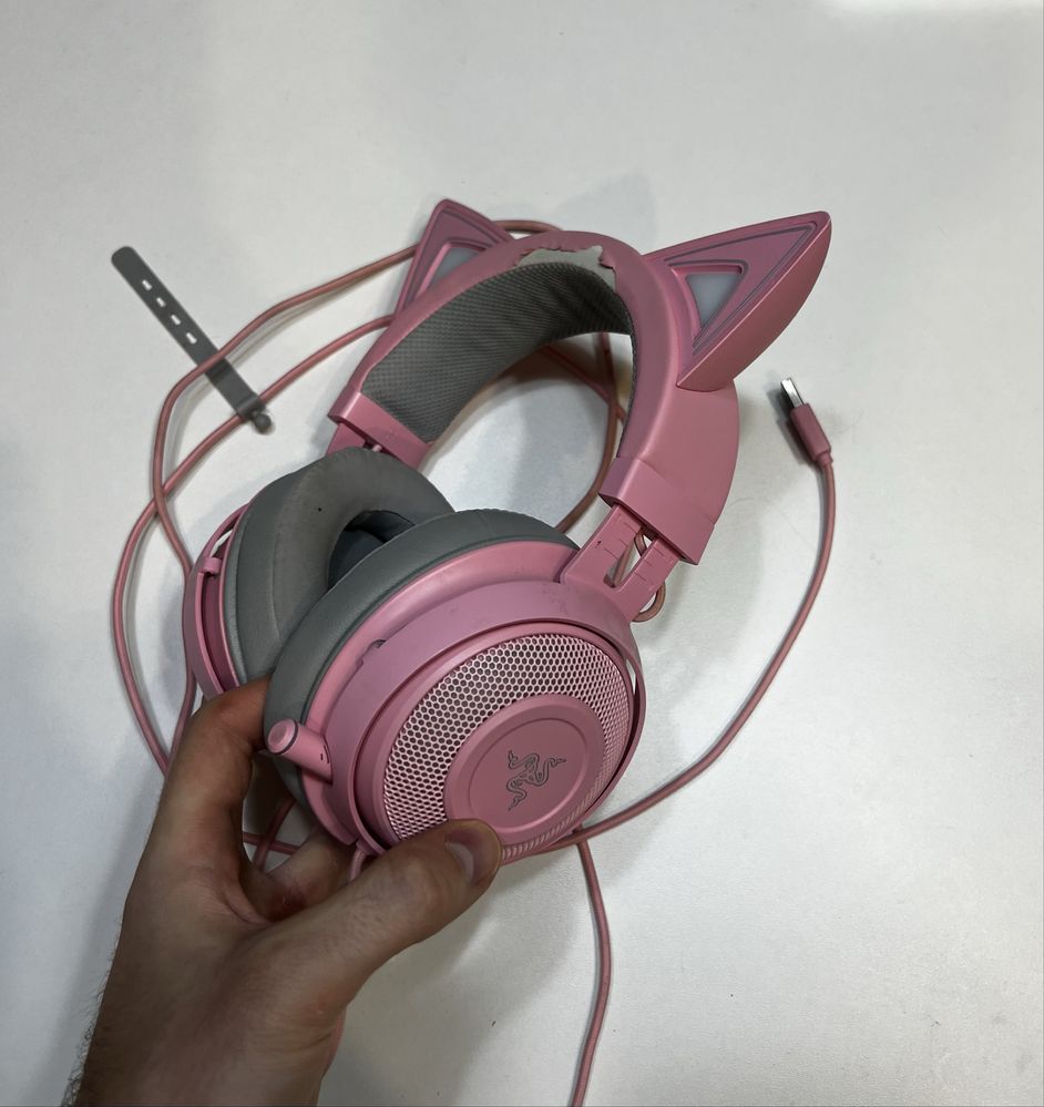Продам наушники Razer Kraken Kitty edition розовые