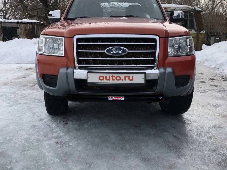Защита бампера на Ford ranger 2 и 3 поколение
