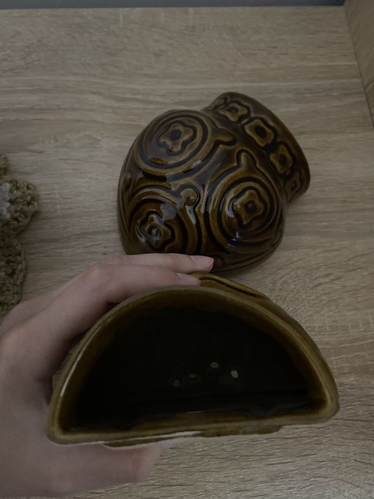 Из фарфора для цветка горшок