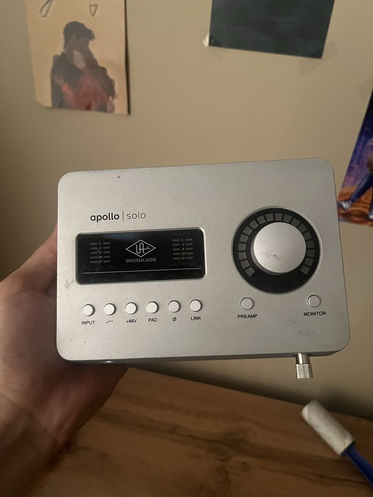 Apollo Solo Thunderbolt 3 звуковая карта Universal Audio