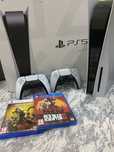 playstation 5,коробка,2 джойстика