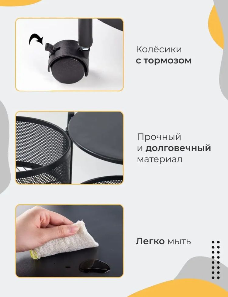 Универсальная этажерка на колесиках!