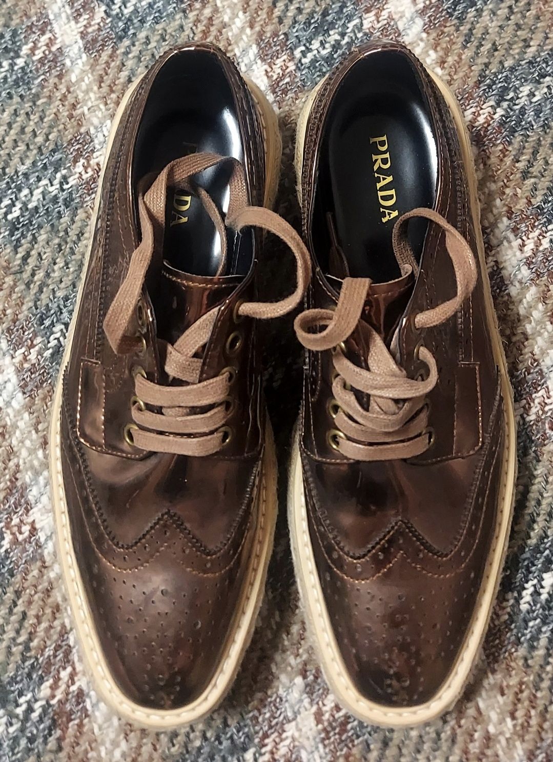 Ботинки туфли PRADA
