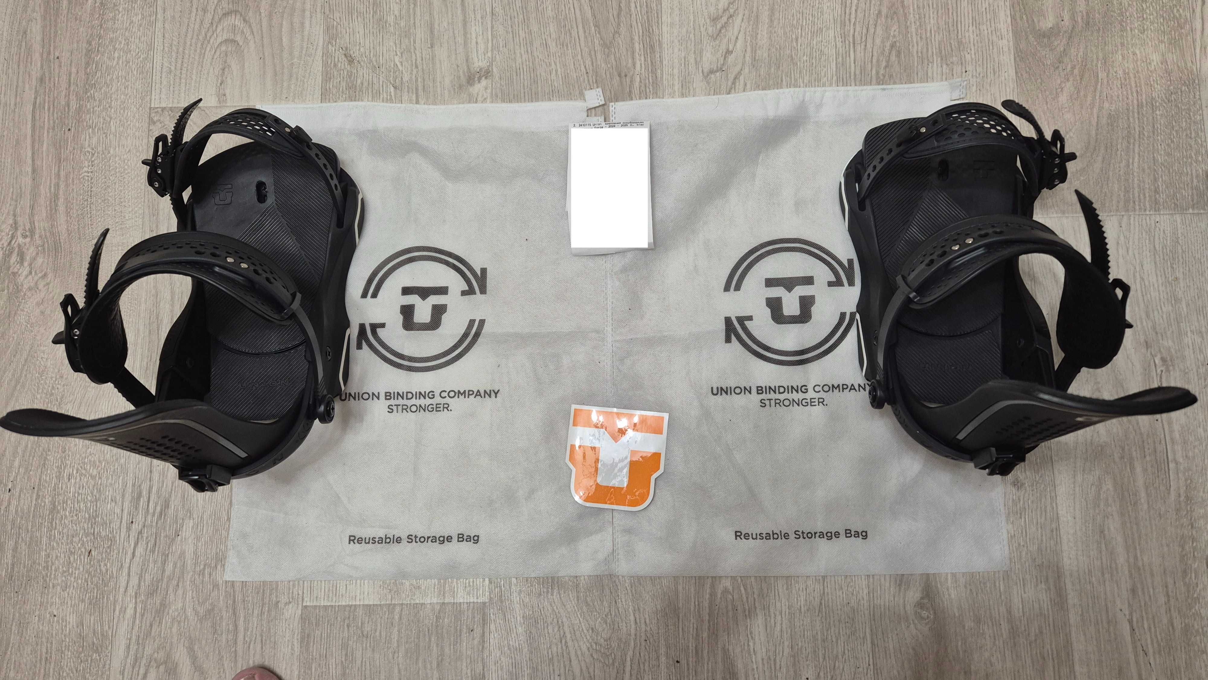 Крепления д/сноуборда Union Force Black ("топовые", не Classic), р. L