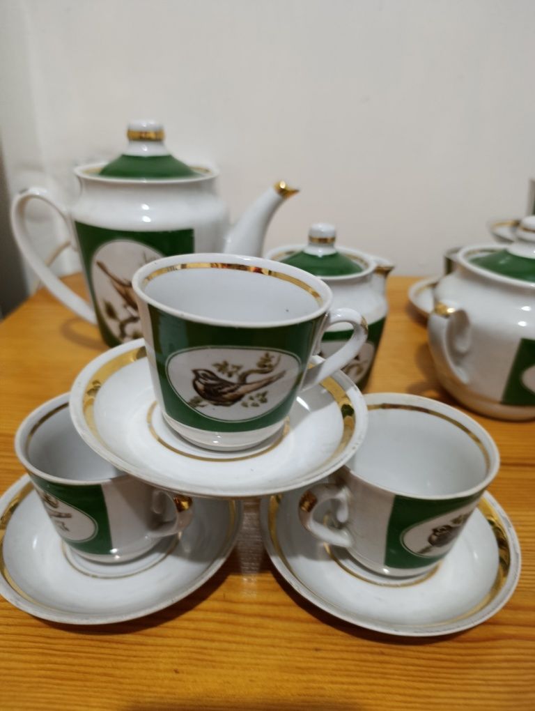 Кофейный сервиз, советский фарфор, антиквариат