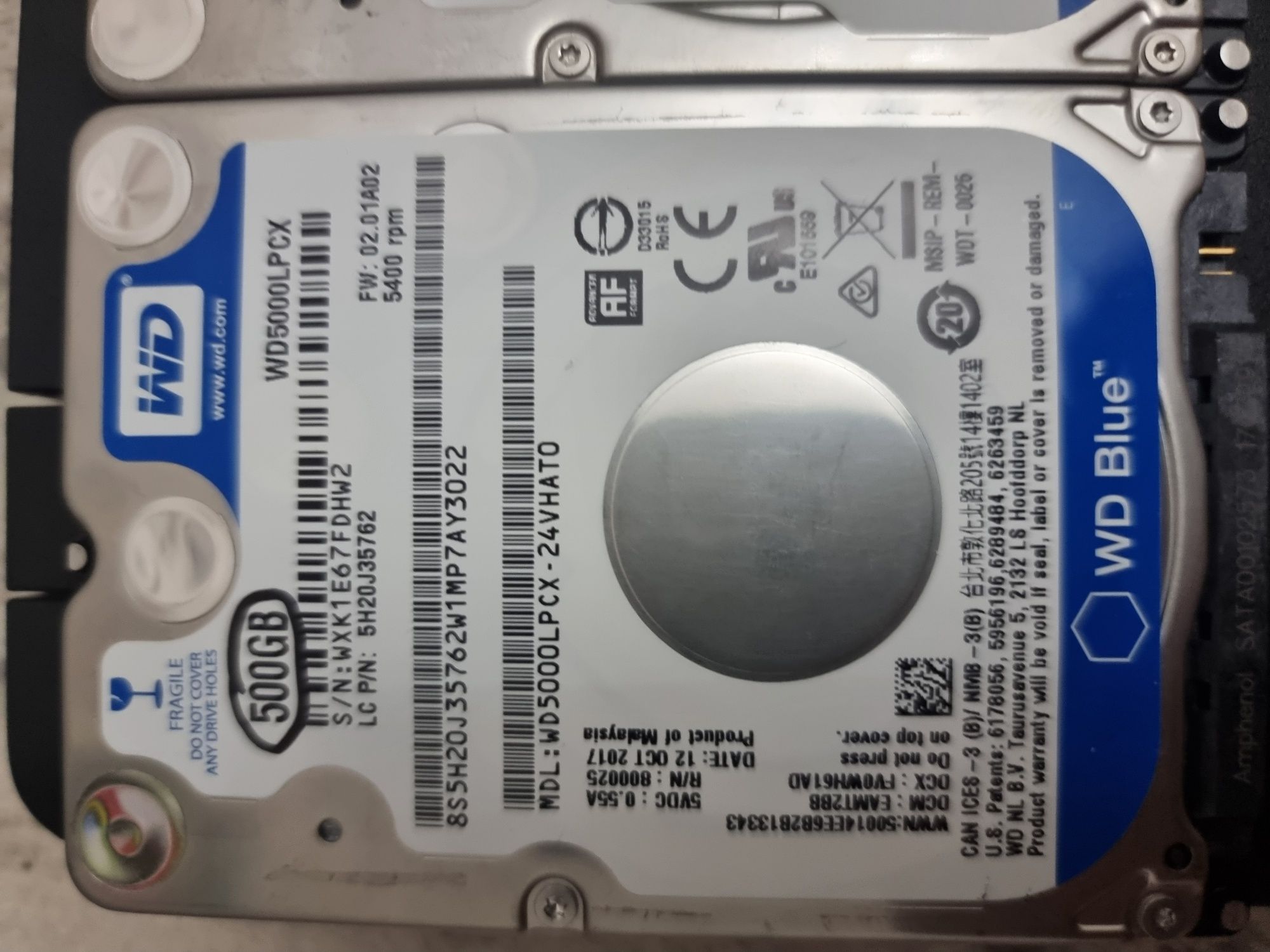 HDD жесткие диски 500, 750, 1000GB