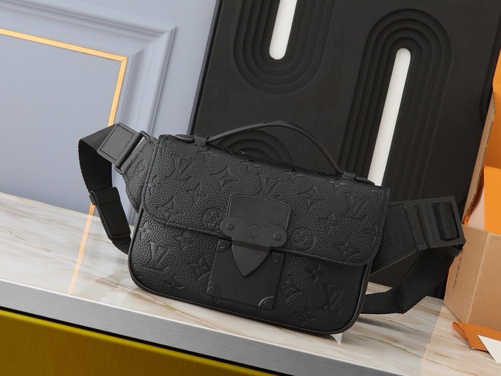 Барсетка Бананки Louis Vuttion LV из кожи видов 10