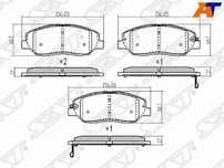 Колодки тормозные Hyundai Santa fe
