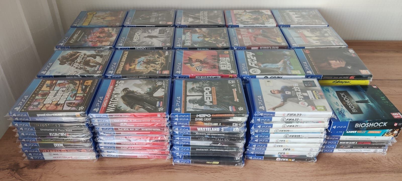 Диски игры ps4 коллекция из 200шт