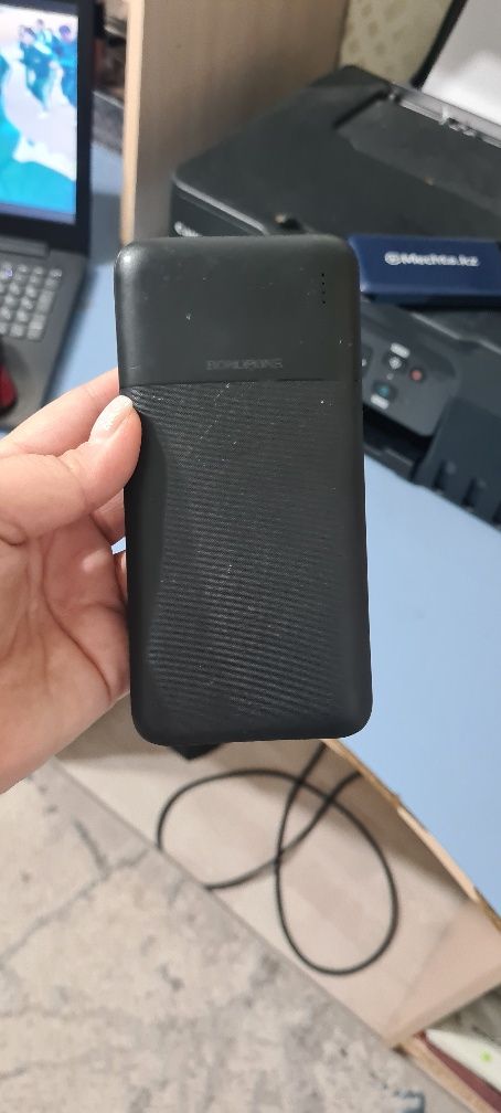 Внешний аккумулятор Borofone BJ16 10K мАч черный. Пауэр банк Borofon