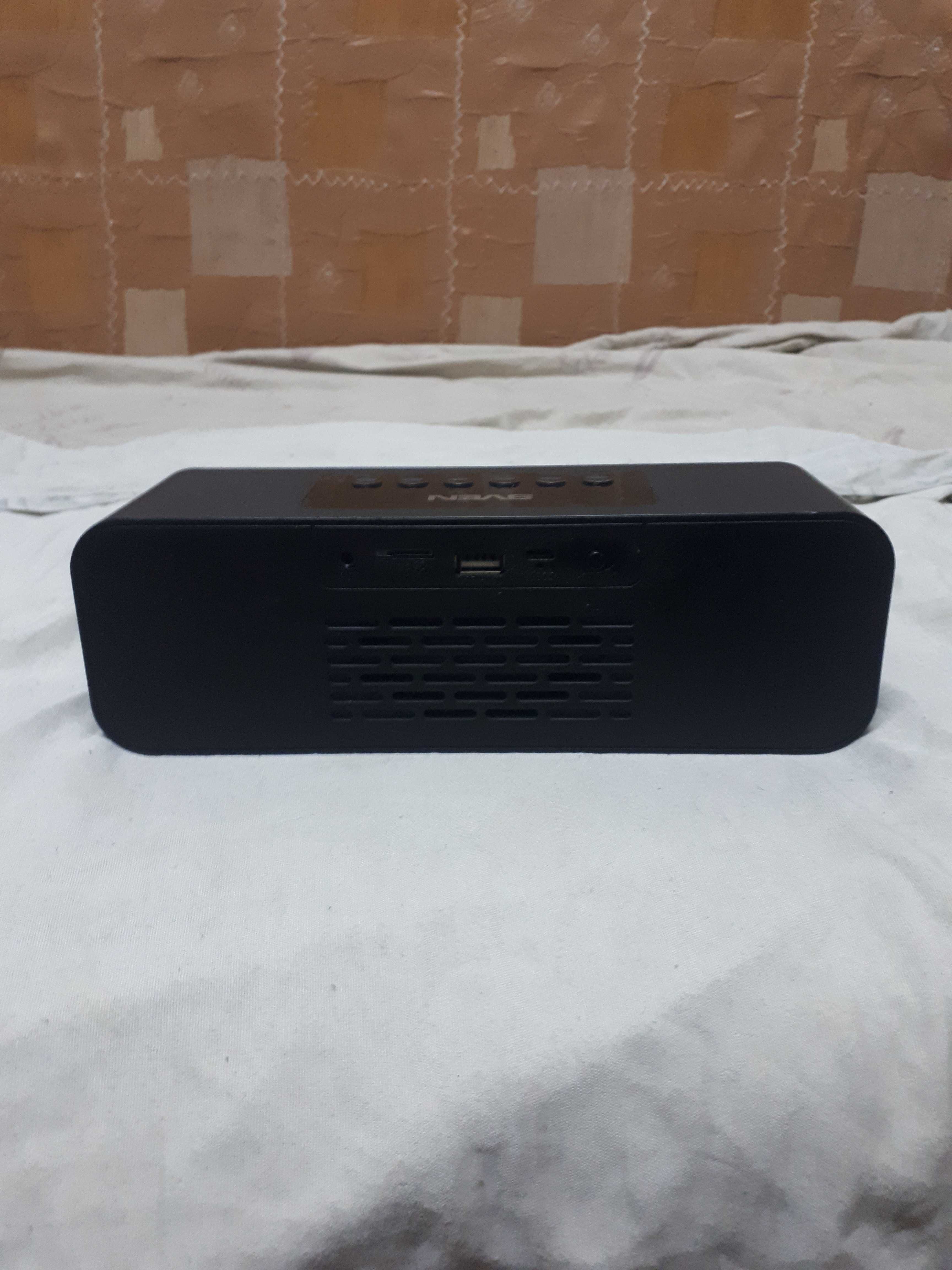Портативнвя колонка. SVEN. Мощность 10 Ватт. Bluetooth. Радио. Флешка.