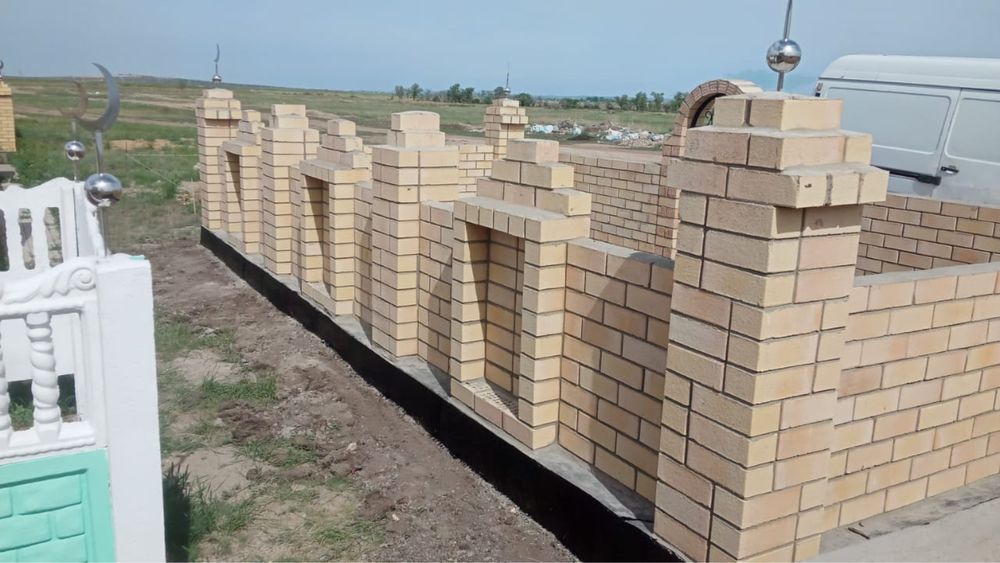 Мазары Зират под ключ, памятники, айшыки, калитки, кирпич