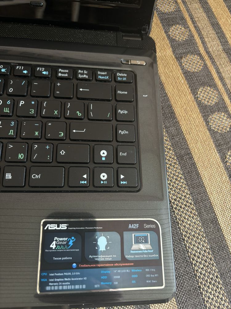 Ноутбук Asus A 42F на запчасти