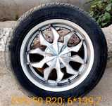 Диски хромированные с резиной 295/50 R20; 6*139,7