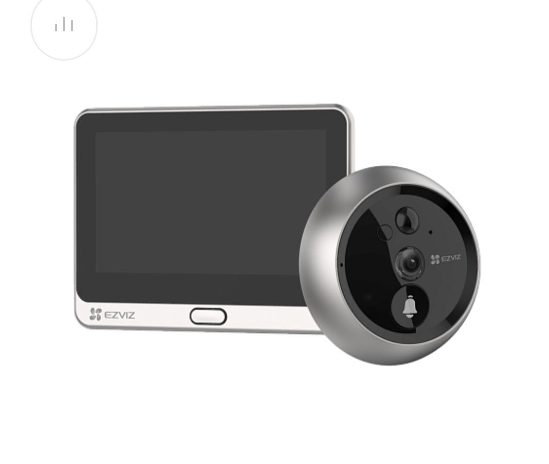 Глазок видео глазокDP2C Silver, WiFi Домофон, Ezviz новый оригинал