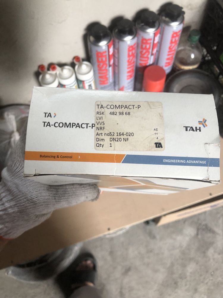 Ta-COMPACT-P балансировочный клапан