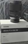 Объектив Sigma 35mm f/1.4 DG DN Art для Sony E