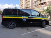 Полосы КУЗЕТ на авто( брендирование охранных агенств)