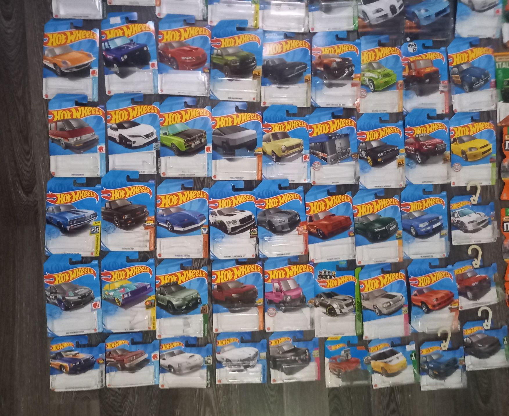 Пакет карточек упаковок hot wheels matchbox
