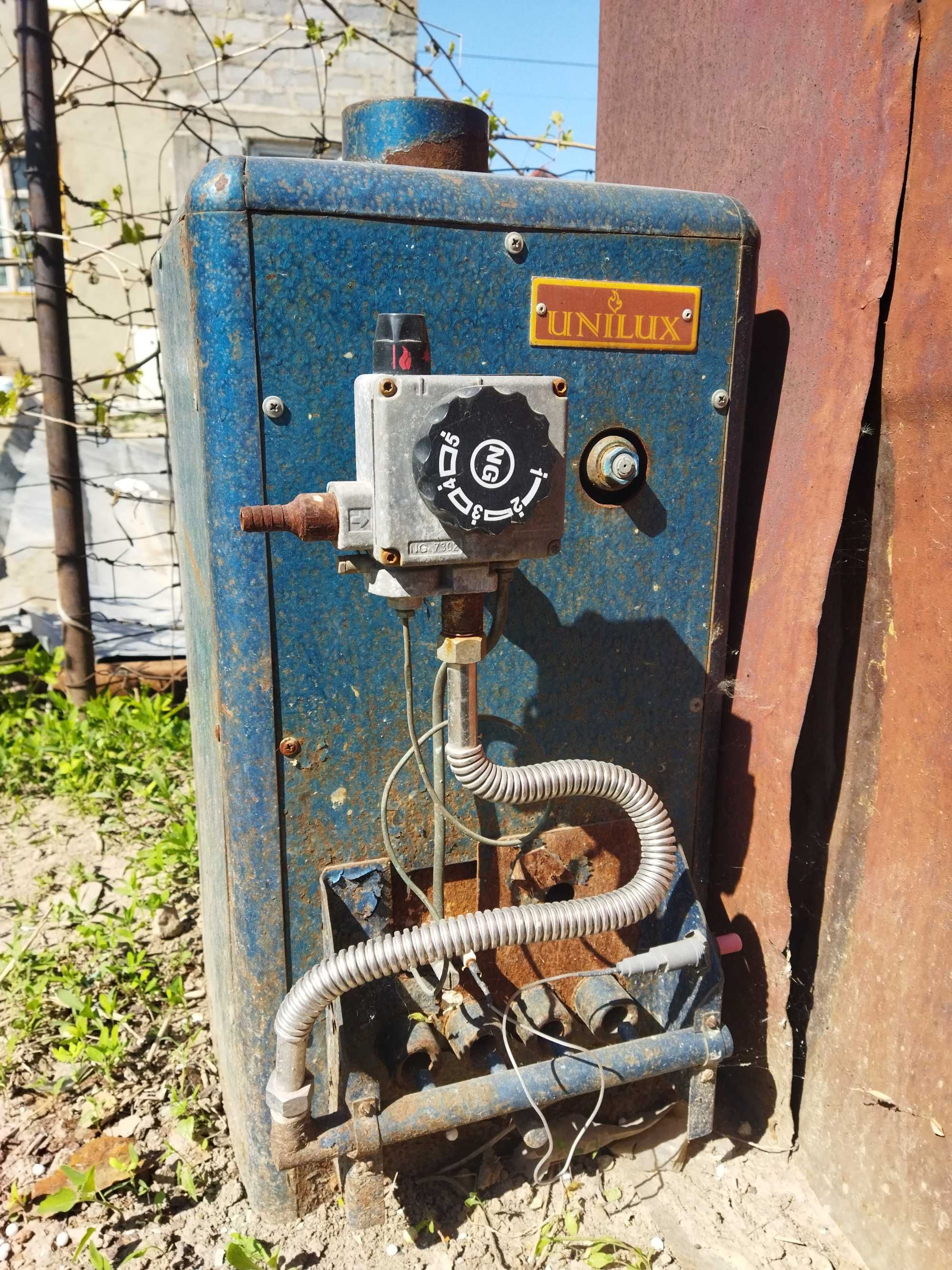 Печка паровая газовая