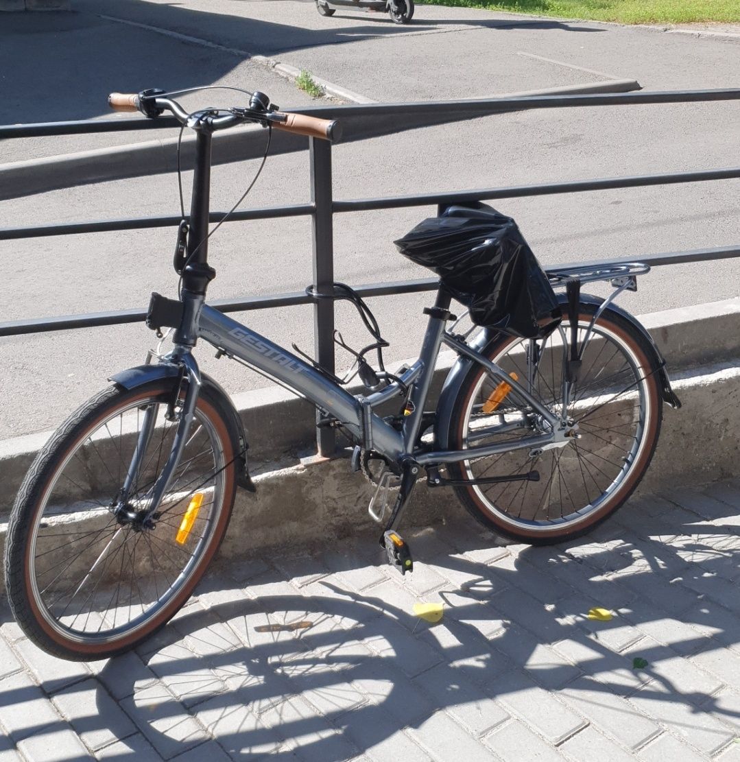 Продам   велосипед GESTALT Floding Bike 24 дюйм 2024 серый