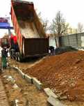 Доставка топырак, глина гщс, пгс, балласт, отсев, сникерс камень