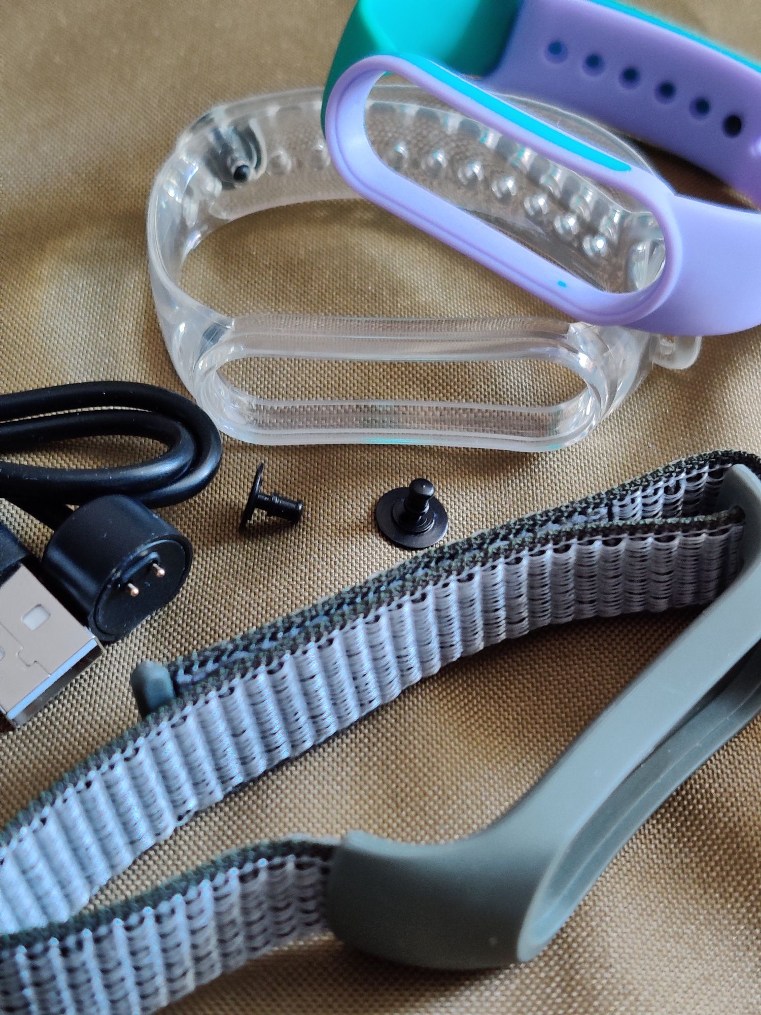 Xiaomi Mi band 5/6/7/8 аксессуары, браслеты, кабель зарядки, кнопки