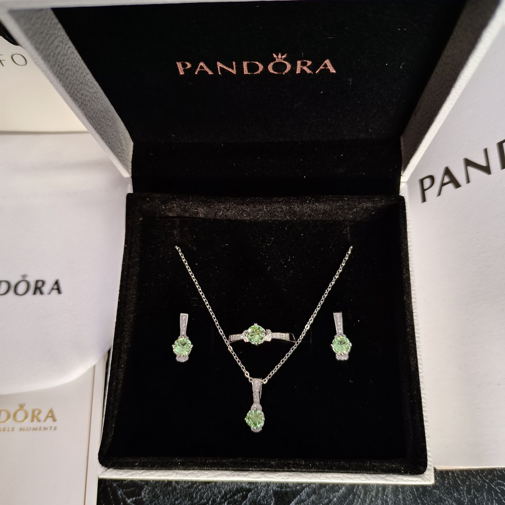 Серебряный набор Пандора, скидка 50%