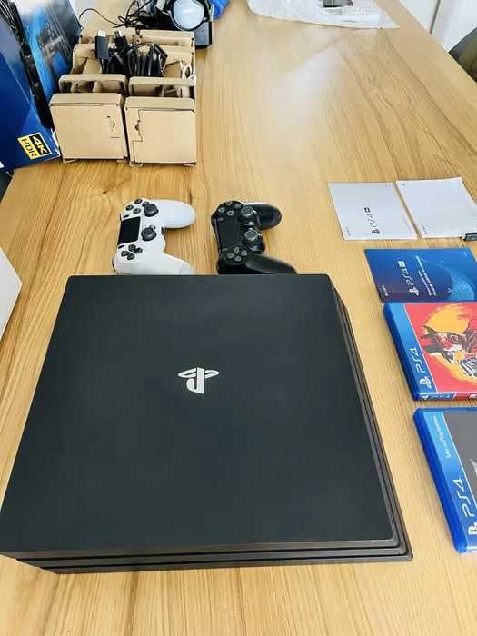 PS4 pro 1TB ssd хорошее состояние