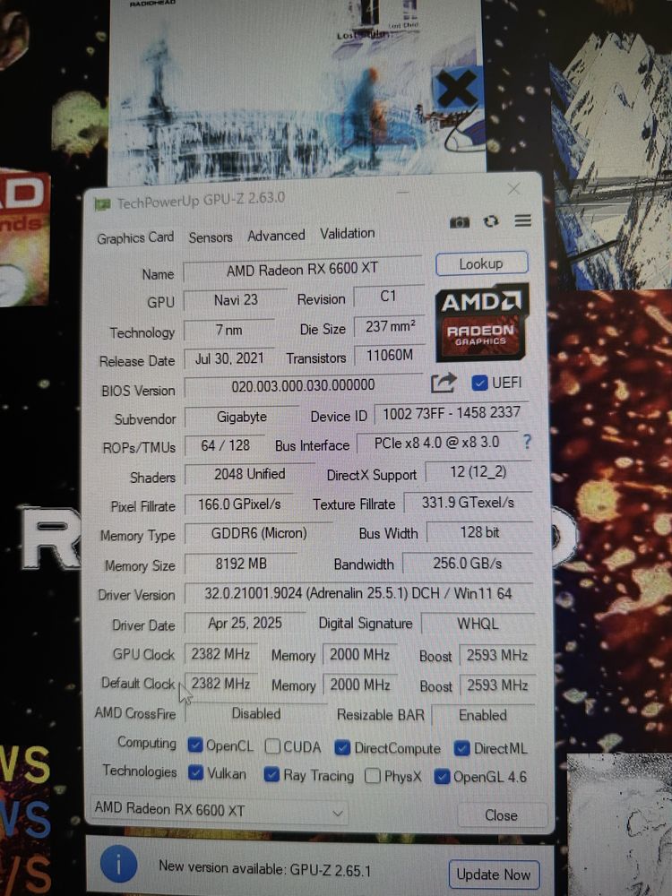RX 6600 XT в идеальном состояний