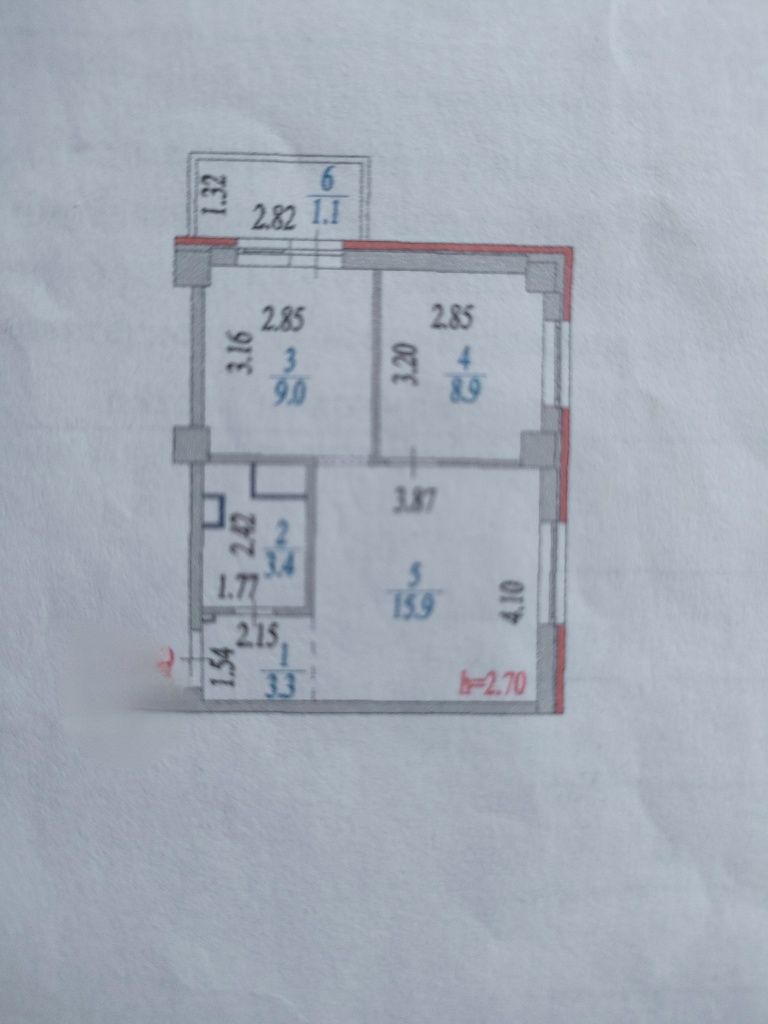 Продам 2 комн квартиру