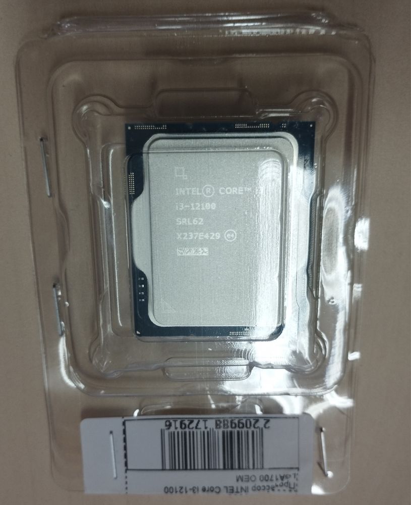 Процессор i3-12100f