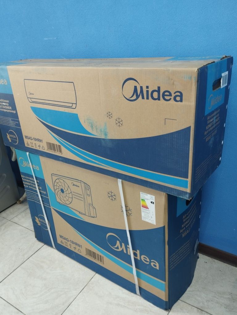Кондиционер новый Midea 54 квадратов