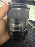 Canon sigma 24mm 1.4f.