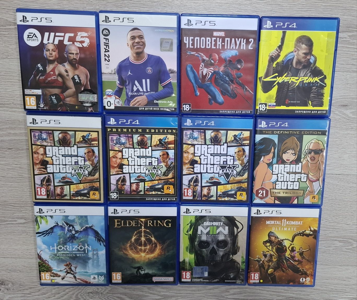 Игры на пс4 и пс5