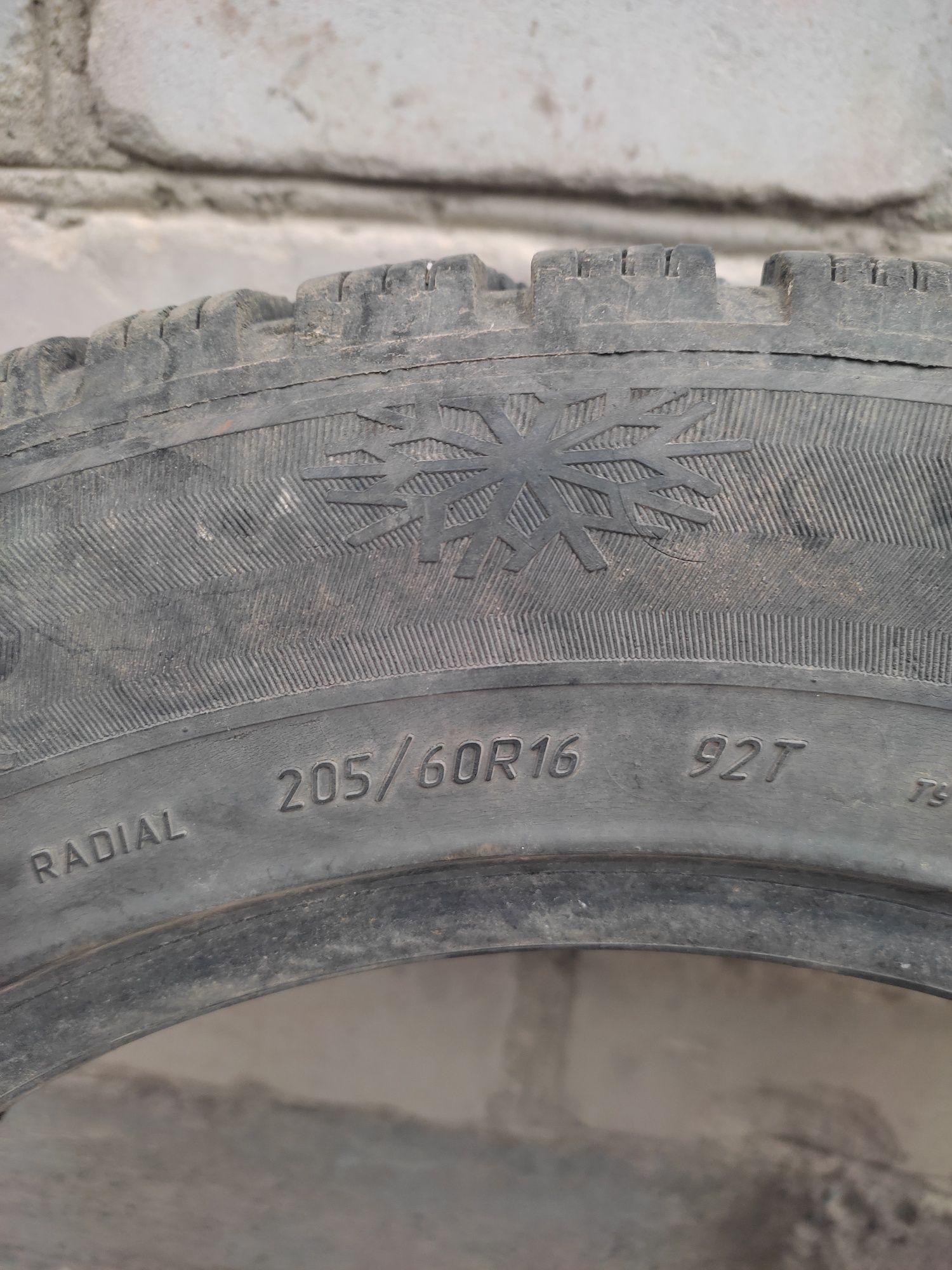 Шина зимняя 1 шт. 205/60 R16