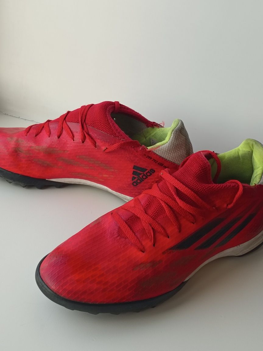 Сороконожки Adidas X Speedflow.3 TF RED — мужская футбольная обувь
