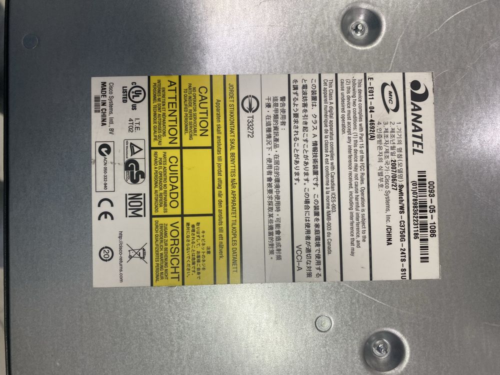 Cisco 3750 24 порта