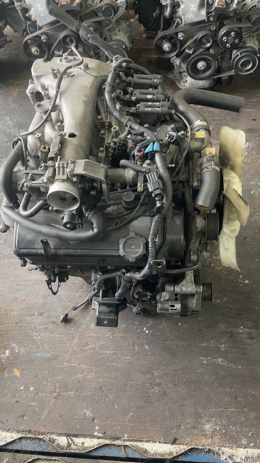 Контрактный двигатель на Mitsubishi Pojero объем 3.5 6G74