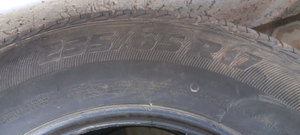 Летние резины 235/65/17