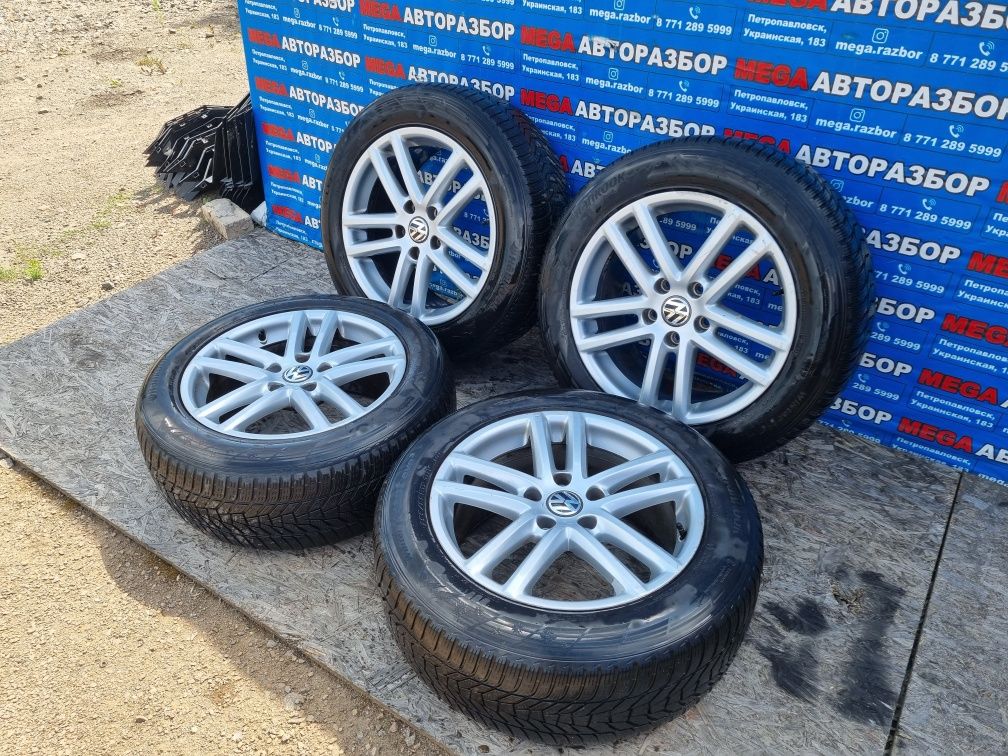 Диски R19 на VW Touareg.