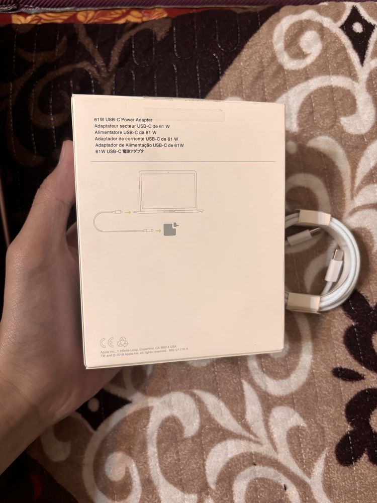 Зарядка Макбук / Блок питания / штекер MagSafe шнур Туре-С