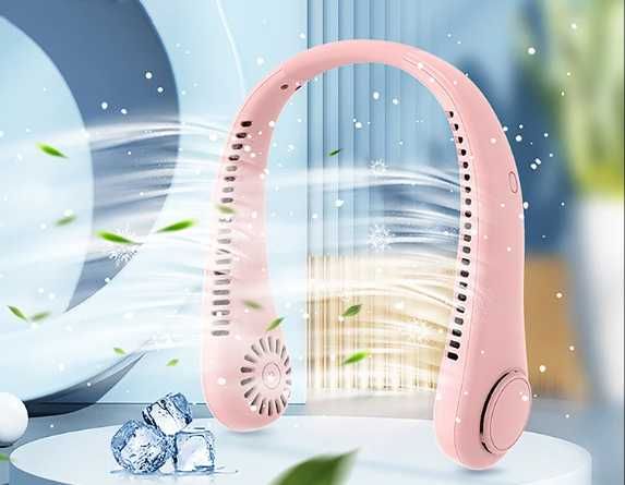 Вентилятор на шею аккумуляторный (3 скорости)