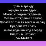 Сдам юрийдический адрес