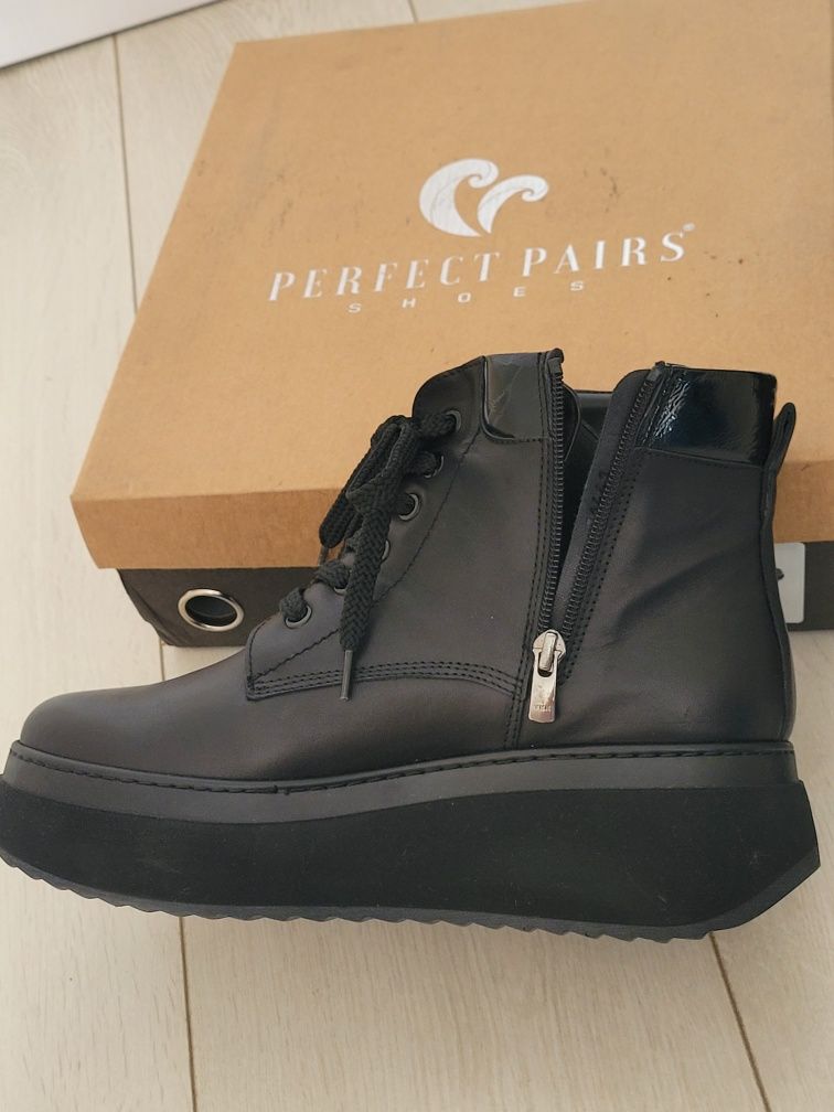 Ботинки  PERFECT PAIRS Новые кожа демисезонные 39-40р про во Турция