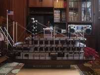 Продается деревянная модель корабля «Mississippi 1870» ручной работы