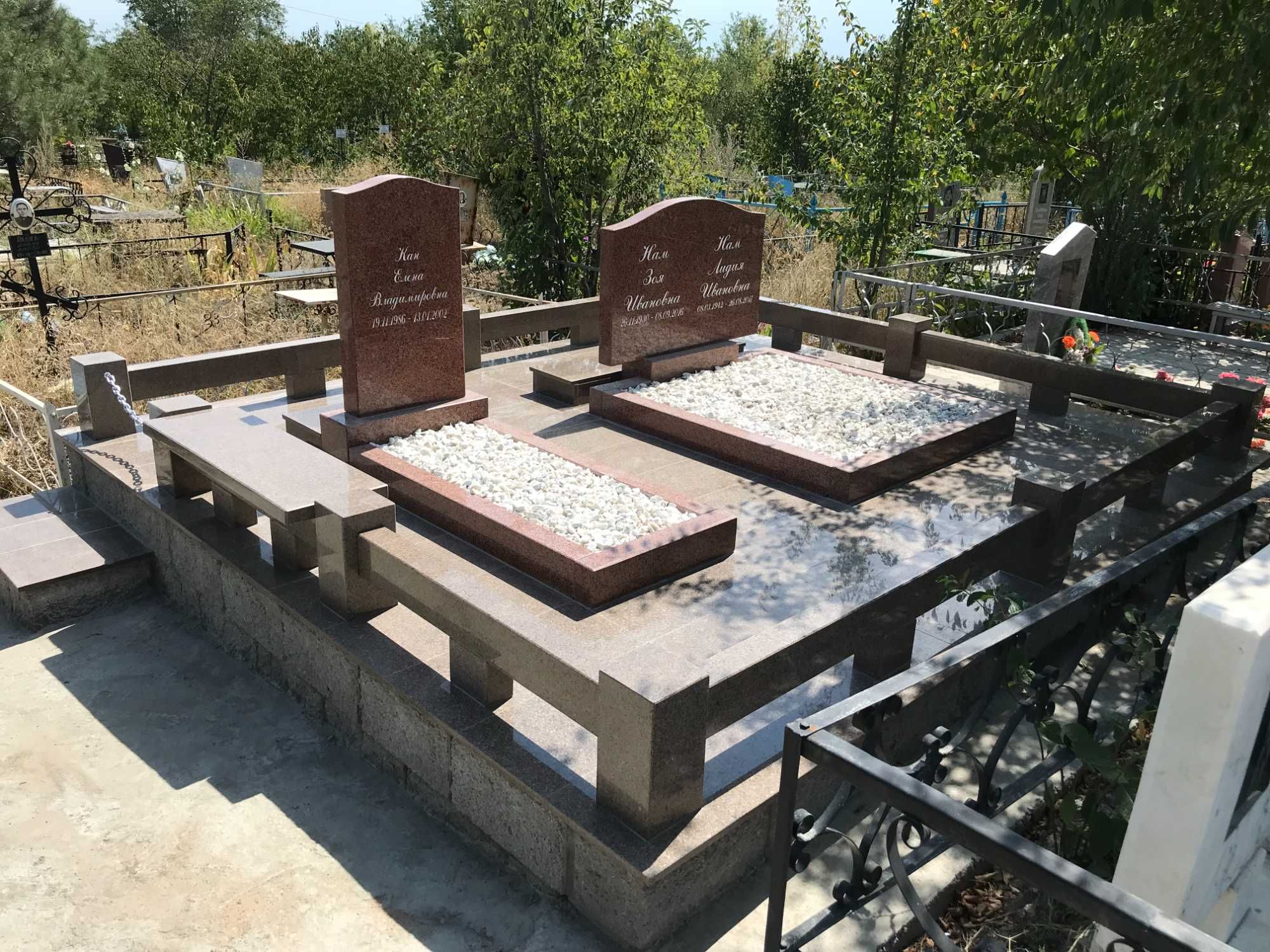 Памятники, Оградки, Облагораживание могилы