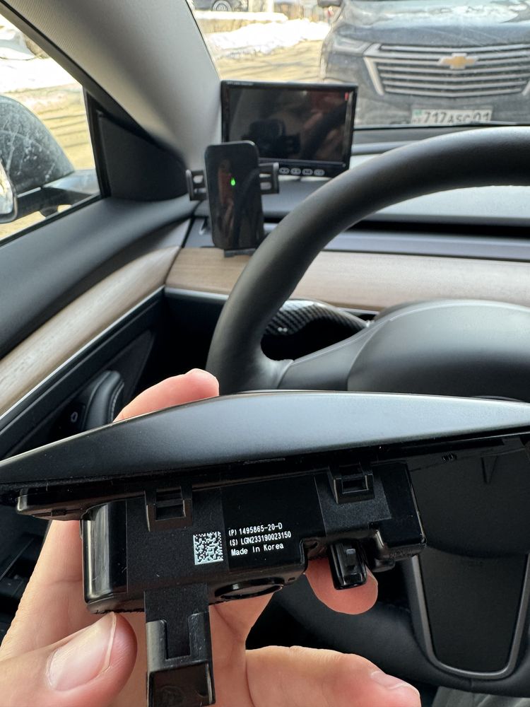 Tesla model 3 Поворотник с камерой